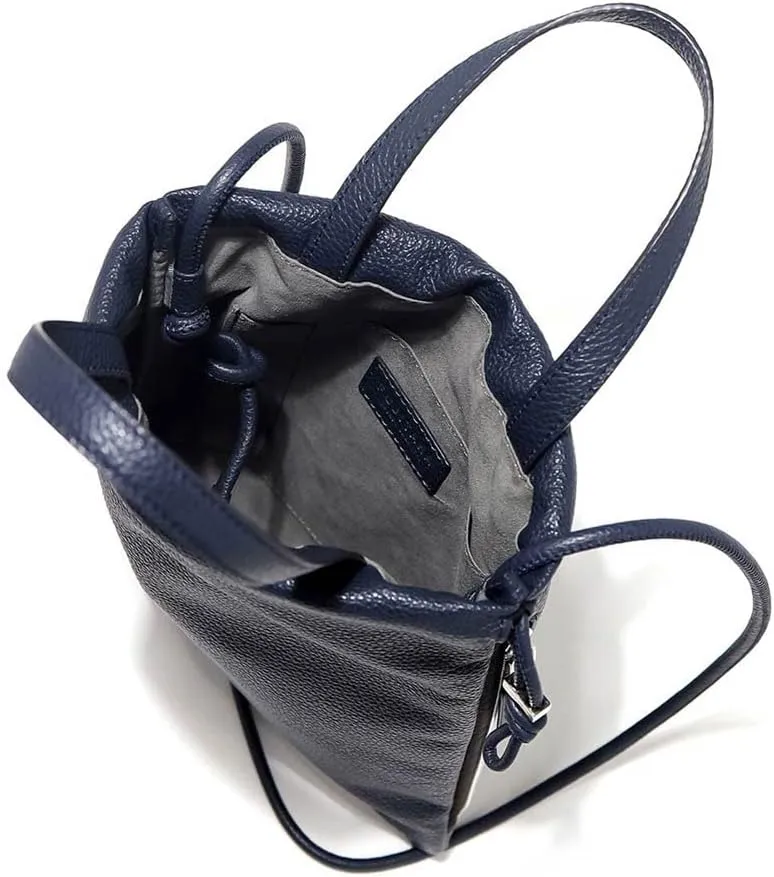 Genuine Leather Drawstring Mini Bag 2WAY Fi, Made In Japan, No, Made In Japan, No.658901