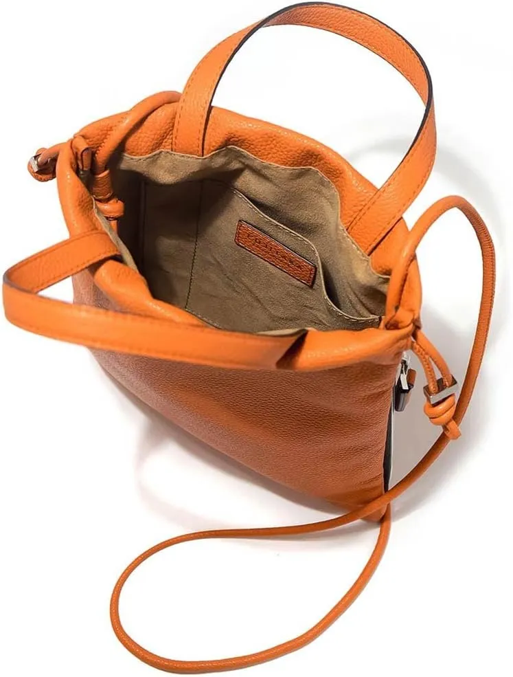 Genuine Leather Drawstring Mini Bag 2WAY Fi, Made In Japan, No, Made In Japan, No.658901