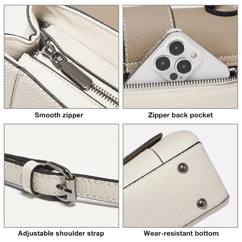 Genuine Middle Handbag Elegant