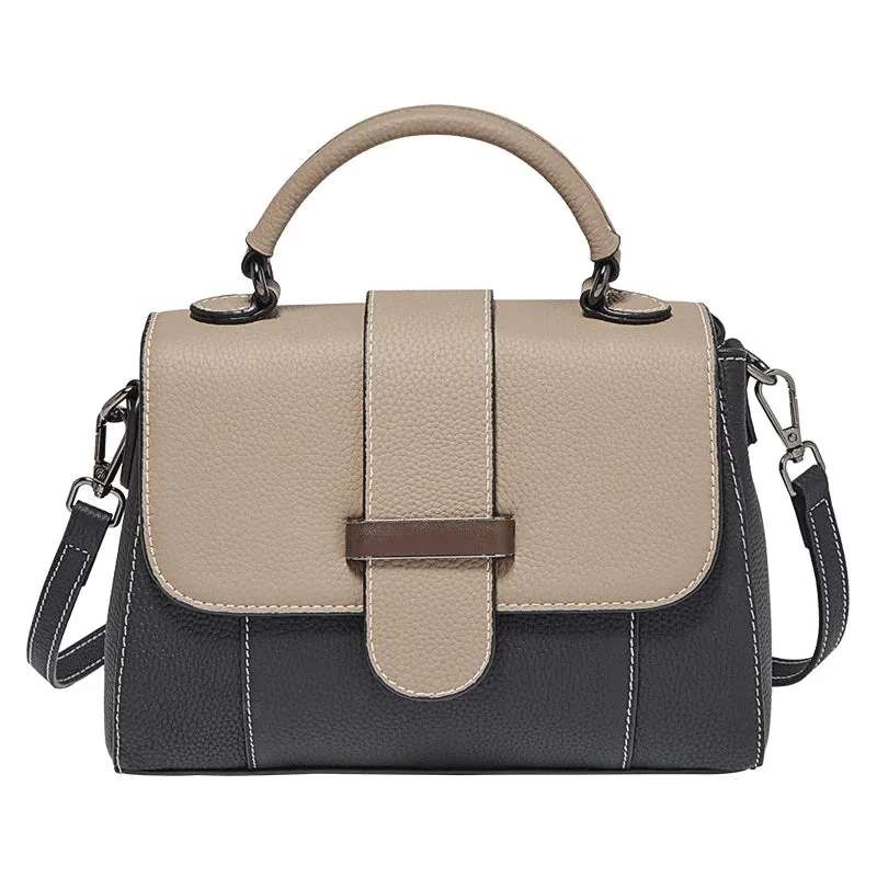Genuine Middle Handbag Elegant