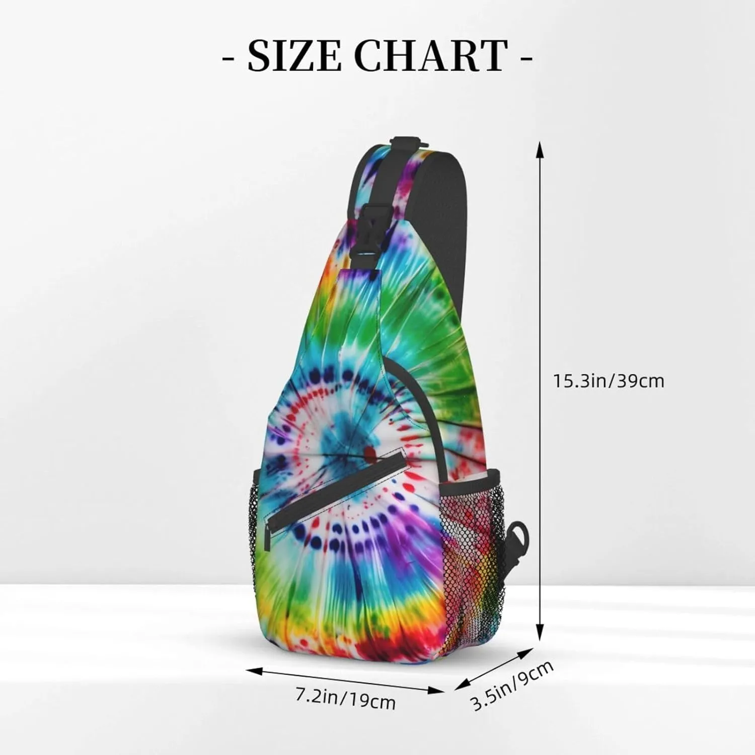 GeRRiT Tropical Summer Hawaiian Flower Palm Leaves Print Backpack Sling Bag For Women Men, Chest Bag Daypack Crossbody