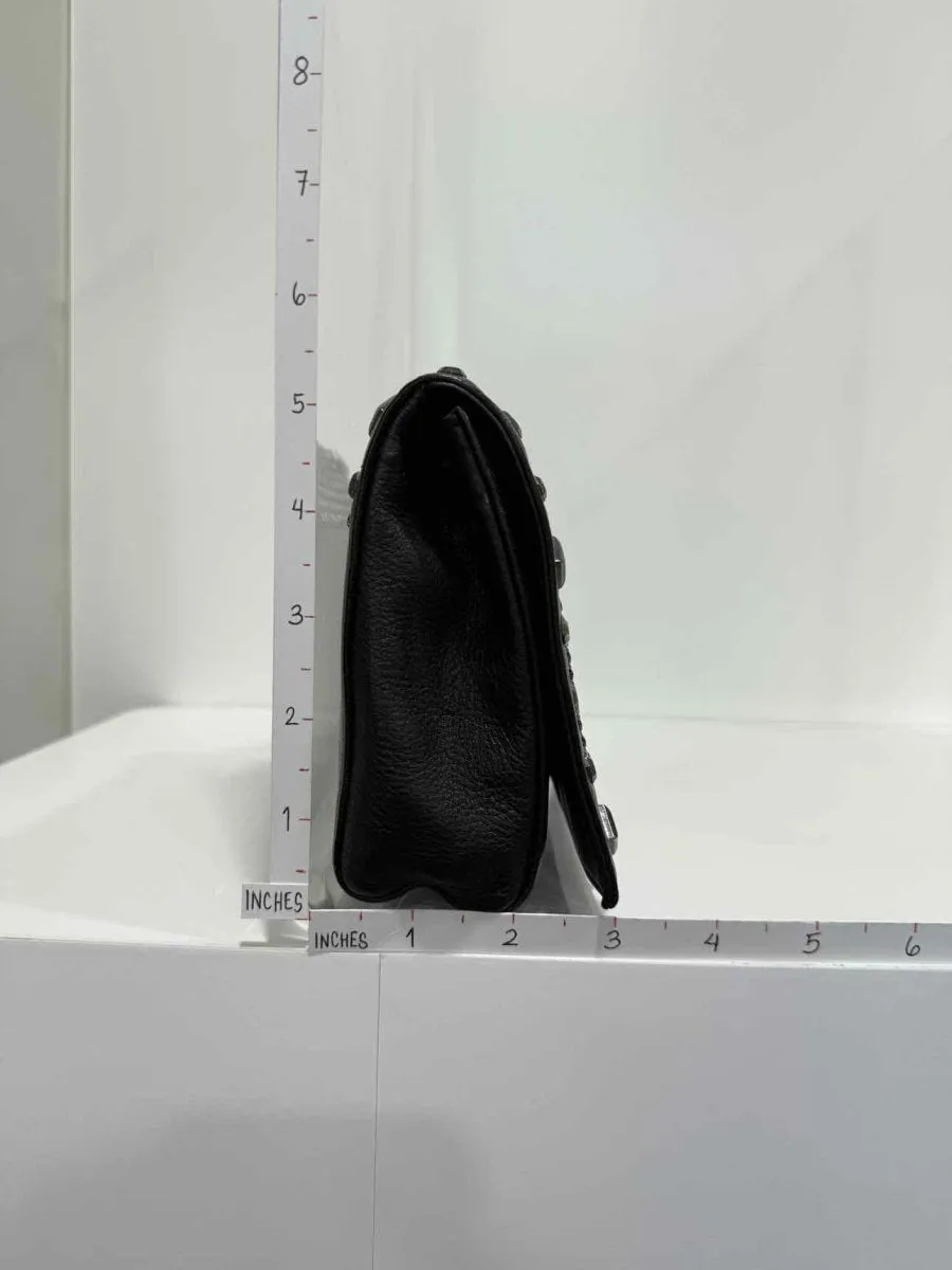 GINA Black Clutch