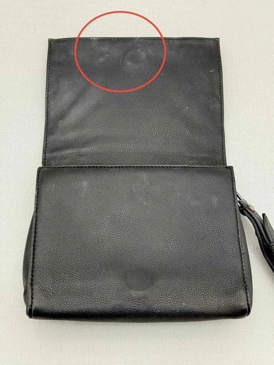 GINA Black Clutch