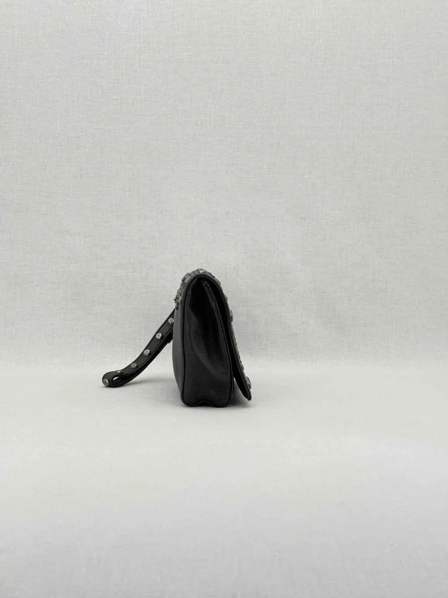 GINA Black Clutch