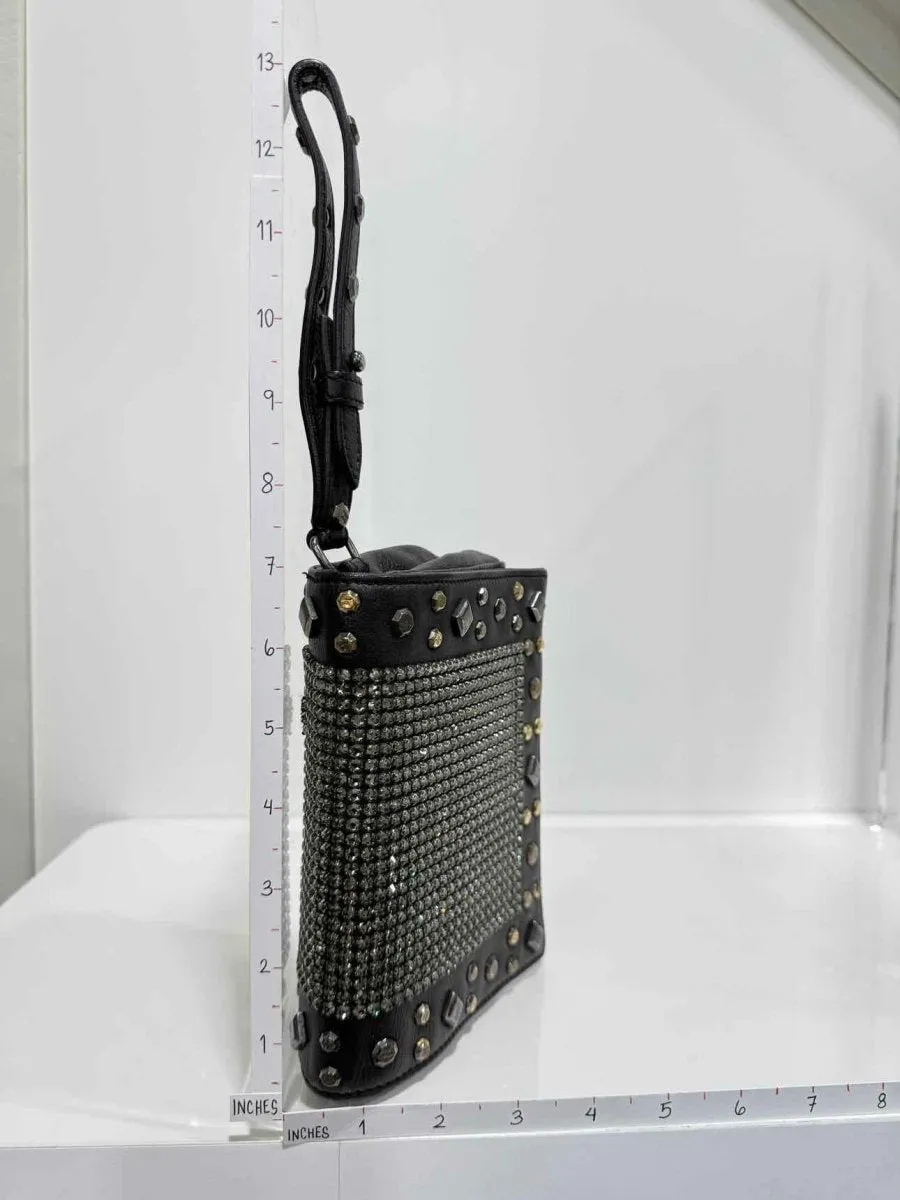 GINA Black Clutch