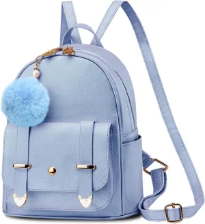 Girls Cute Mini Backpack Purse Kids Backpack Fashion School Bags PU Leather Casual Backpack for Teens Women