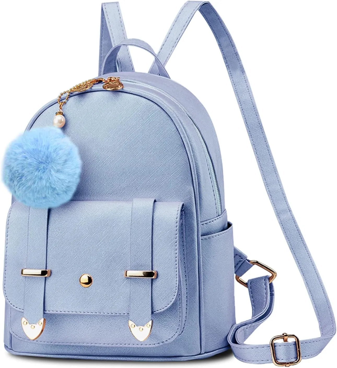 Girls Cute Mini Backpack Purse Kids Backpack Fashion School Bags PU Leather Casual Backpack for Teens Women