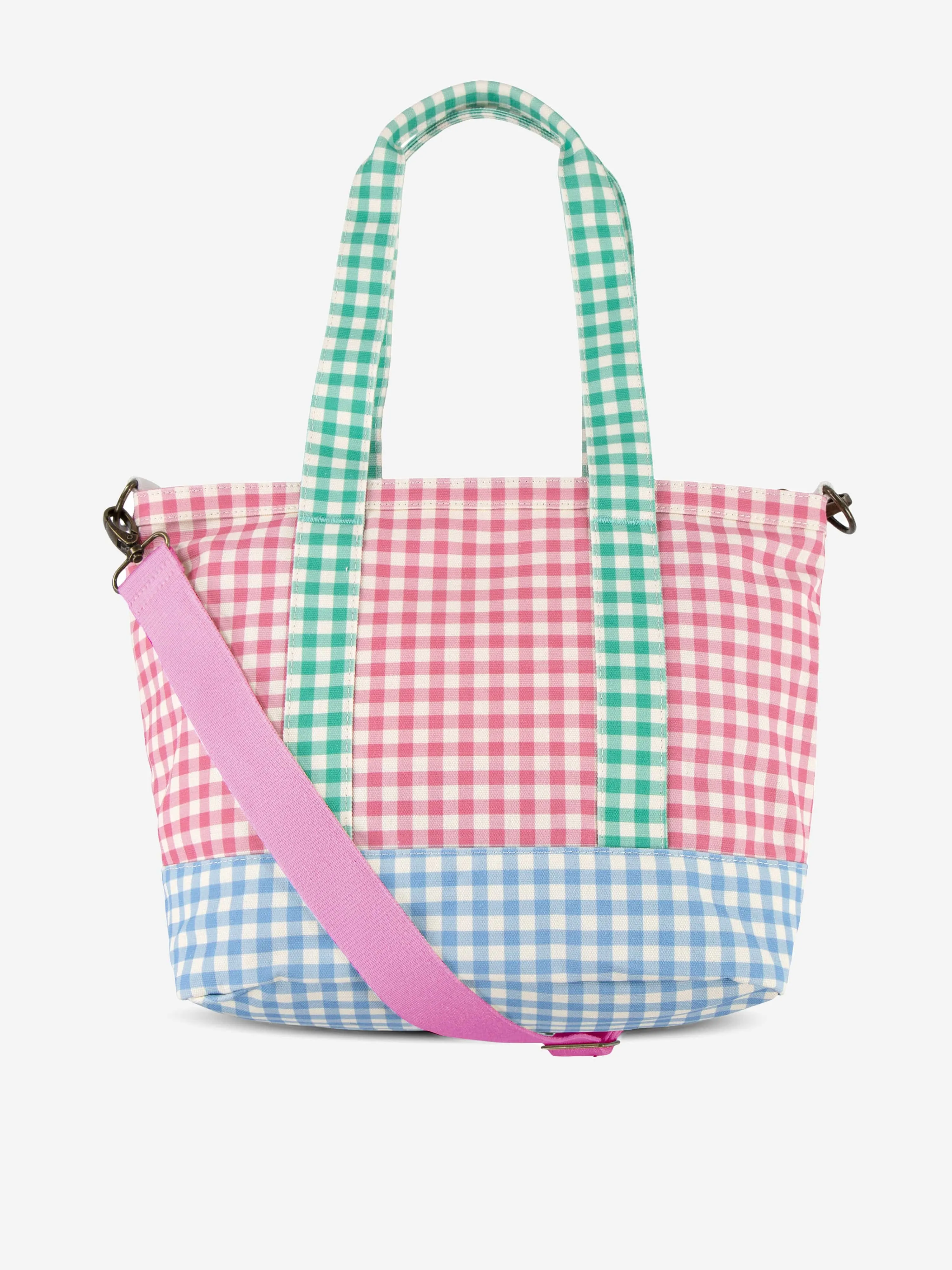Girls Polo Player Printed Tote Bag in Multicolour (30cm)