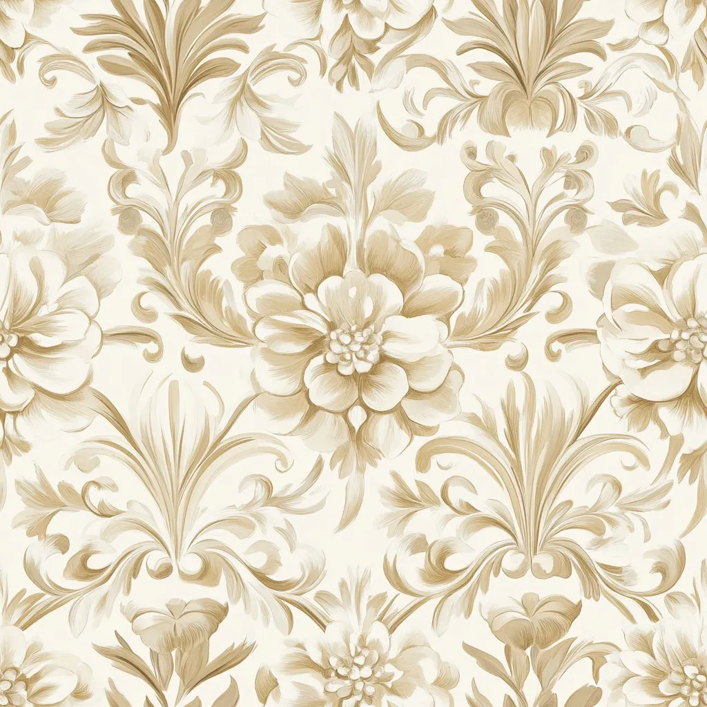 Golden Brocade Wallpaper
