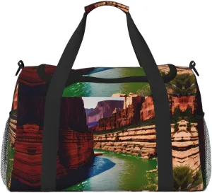Grand Canyon print Overnight Bags for Women and Men Shoulder Bag Carry On Bag for Traveling Travel Essentials