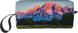 grand teton national park print Travel Cosmetic Bag Gifts for Women Portable Make Up Bags for Women Mother Sister