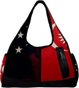 Gym Bags for Men,Travel Duffel Bags for Women,British and Ottoman Flag,Workout Bag