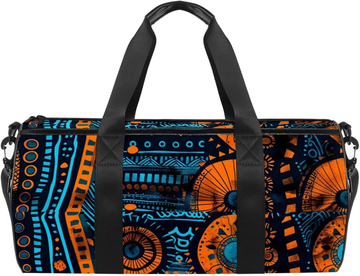 Gym Bags for Men,Travel Duffel Bags for Women,Flower Africa Boho,Workout Bag