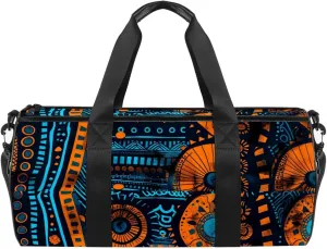 Gym Bags for Men,Travel Duffel Bags for Women,Flower Africa Boho,Workout Bag