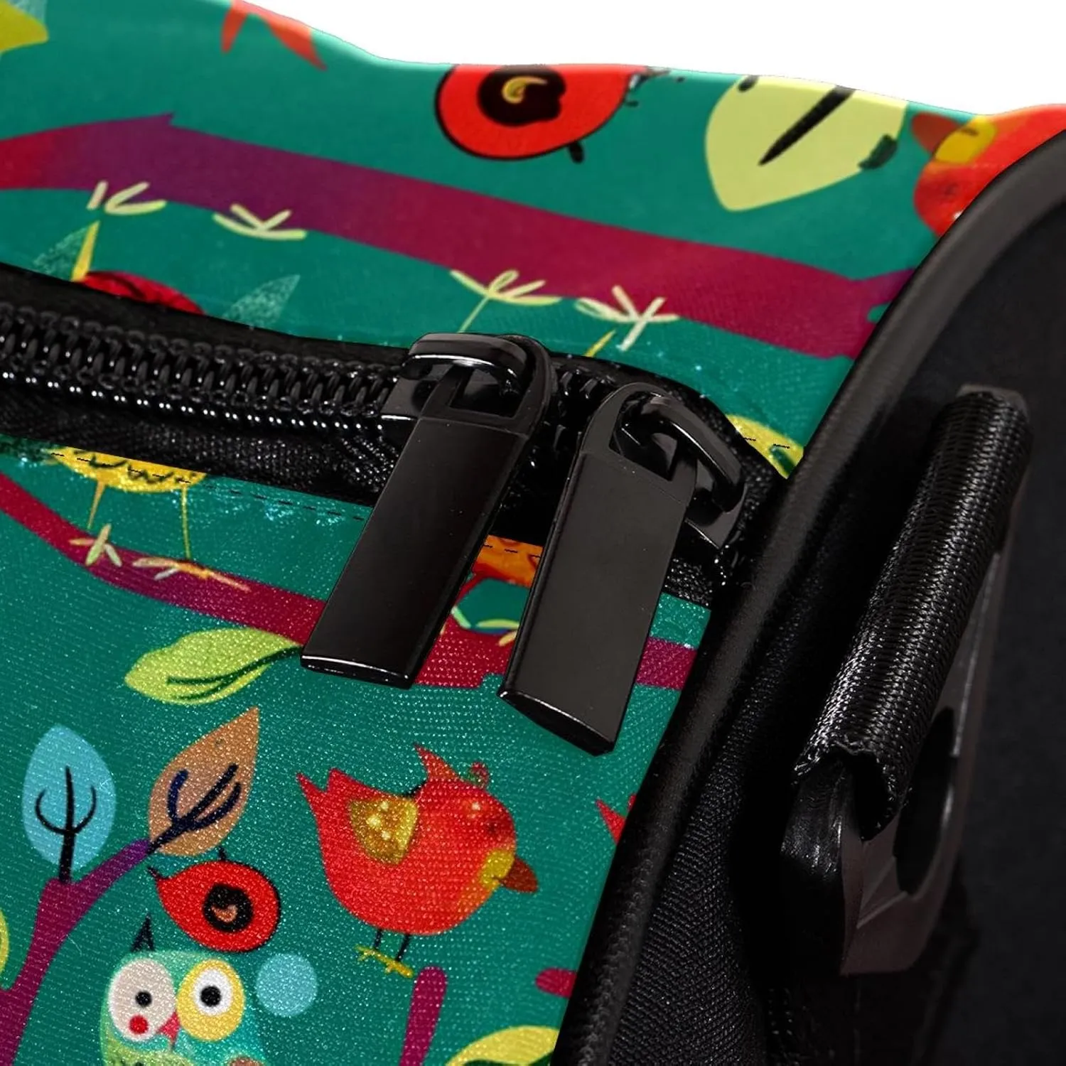 Gym Bags for Women,Duffle Bag for Travel,Cartoon Eagle Fruit Tree Owl,Gym Bag for Men