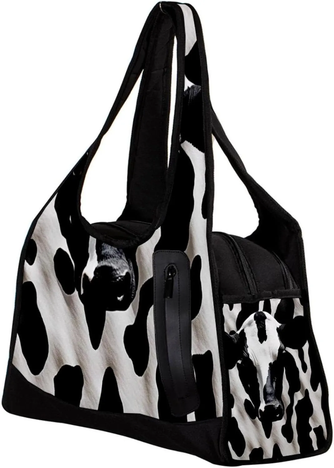 Gym Bags for Women,Duffle Bag for Travel,Cow Print White Black,Gym Bag for Men
