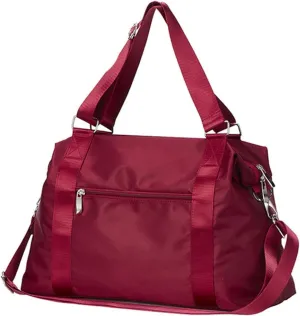 Gym Bags Travel Women Fitness Bag Gym Bags Dry and Wet Sports for Yoga Sport Bag Gymtas Woman Man Luggage (Color : Gray) (Red)