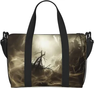 halloween backdrop print Handbag Oxford shoulder bag casual shoulder bag weekend bag large capacity storage bag