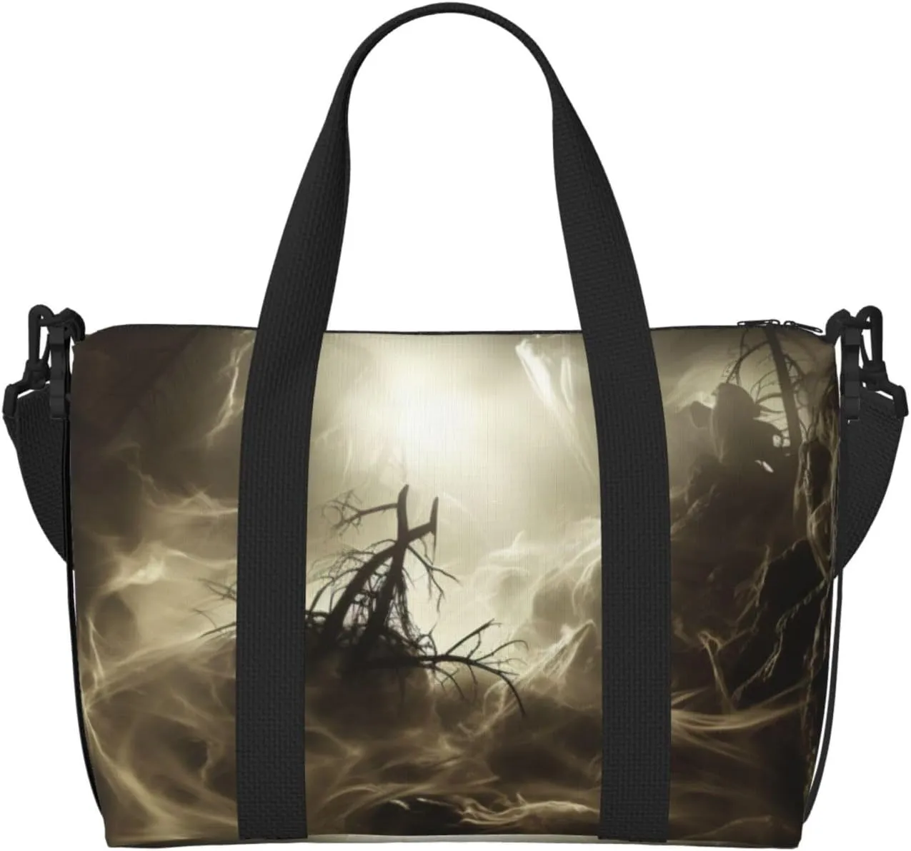 halloween backdrop print Handbag Oxford shoulder bag casual shoulder bag weekend bag large capacity storage bag