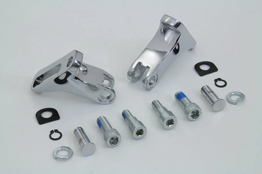 HARLEY Rear Passenger Mini Footboard Mount Kit fits 1993-UP FLT, except models equipped with saddlebag guard bags