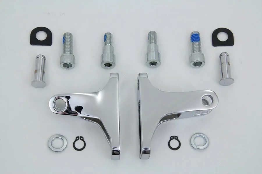HARLEY Rear Passenger Mini Footboard Mount Kit fits 1993-UP FLT, except models equipped with saddlebag guard bags