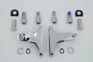HARLEY Rear Passenger Mini Footboard Mount Kit fits 1993-UP FLT, except models equipped with saddlebag guard bags