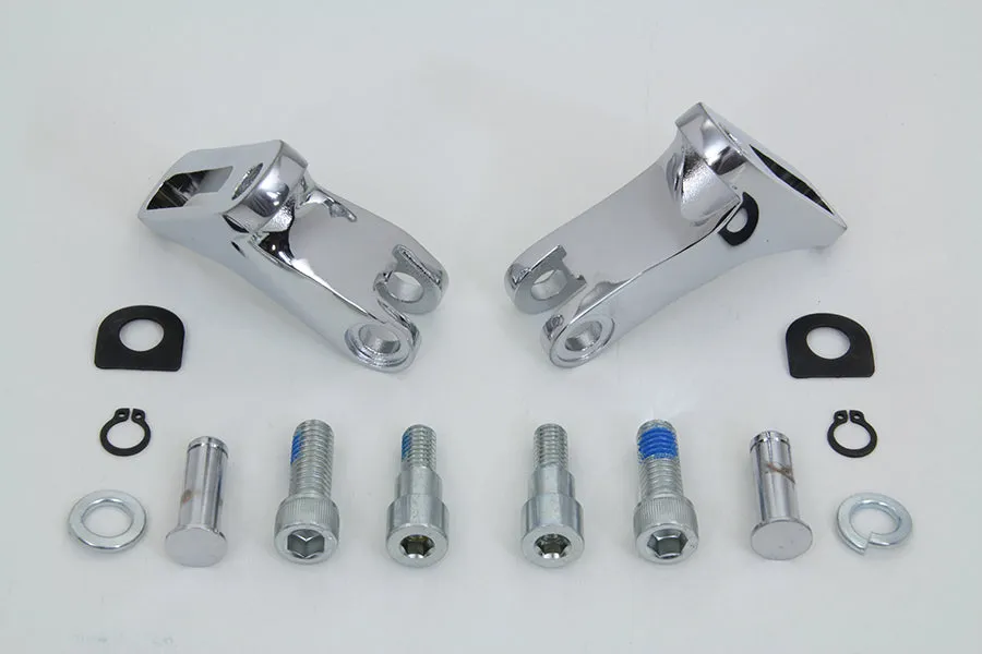 HARLEY Rear Passenger Mini Footboard Mount Kit fits 1993-UP FLT, except models equipped with saddlebag guard bags