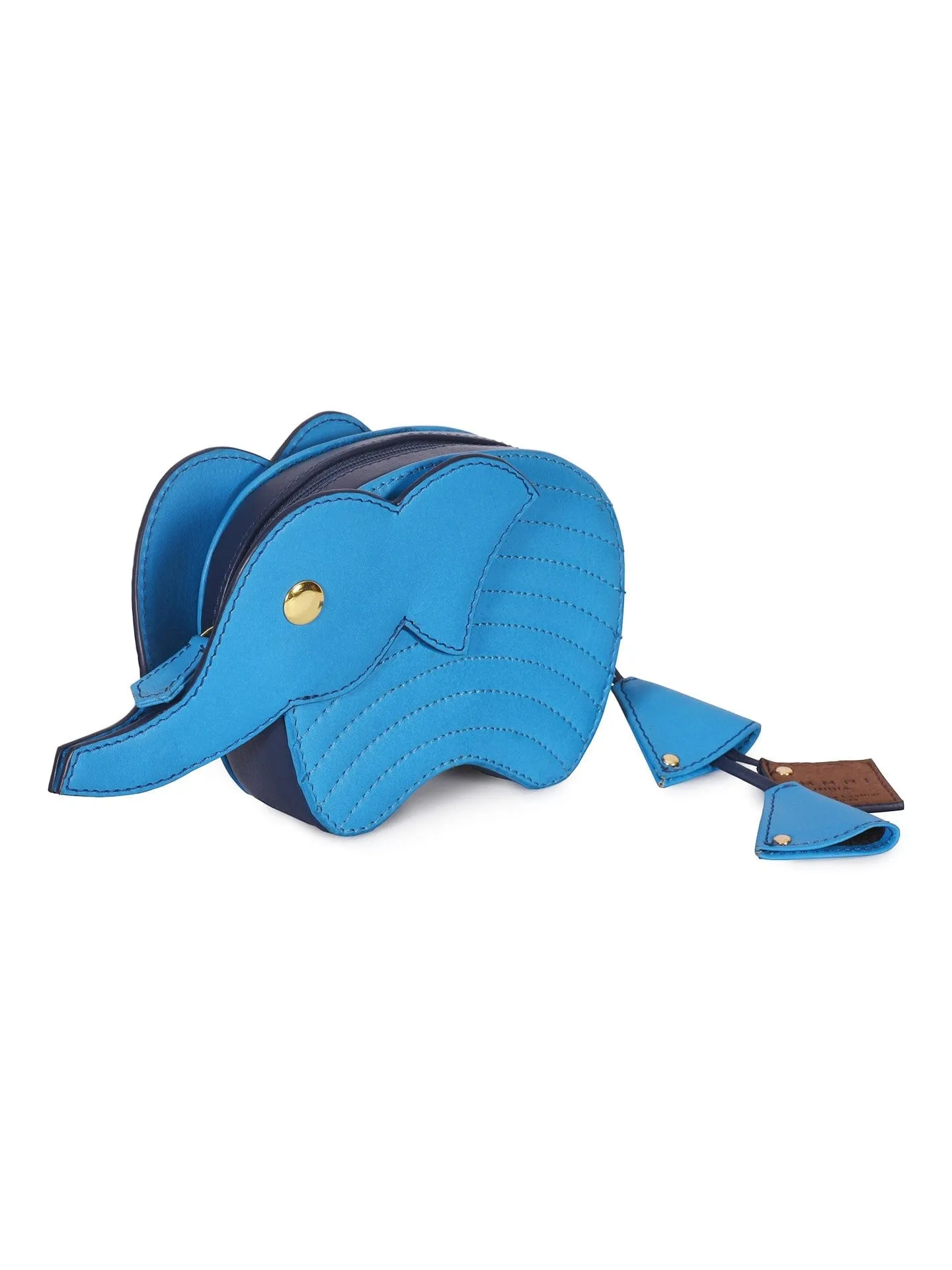 Hathi Batua In Jodhpur Blue With Flower Eye