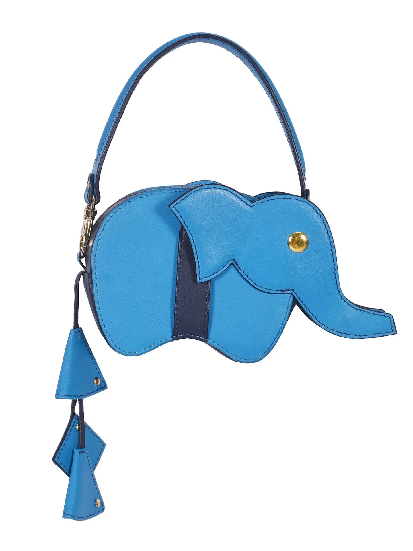 Hathi Batua In Jodhpur Blue With Flower Eye