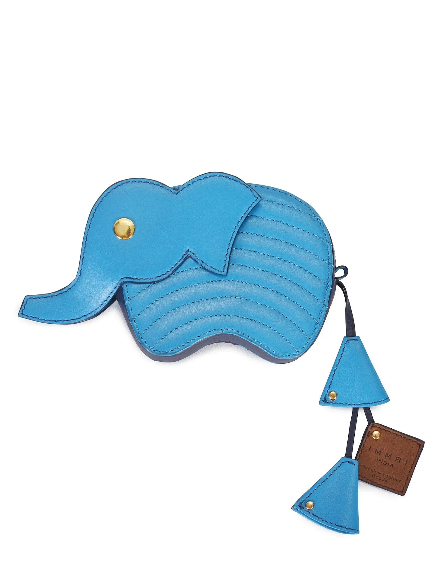 Hathi Batua In Jodhpur Blue With Flower Eye