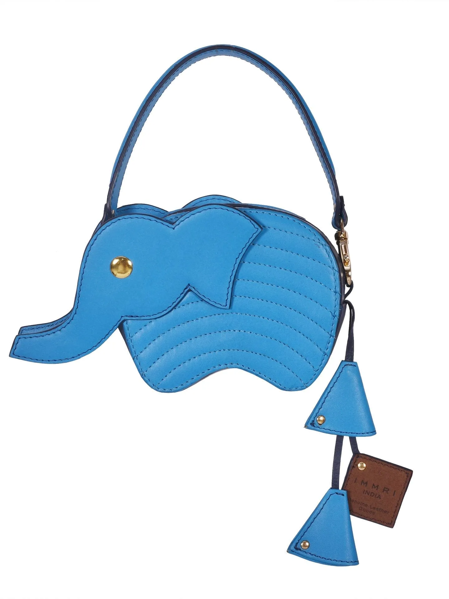 Hathi Batua In Jodhpur Blue With Flower Eye