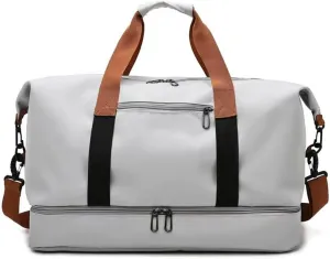 HBJWOV Waterproof Travel Duffel Bag Trim Luggage Weekender Overnight Carry on Hand Bag（
