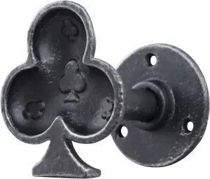 Heavy-Duty Wall Hook, Handmade Cast Iron, Wall Mounted, Outdoor Decorative Vintage Used for Hanging Coats, Bags, Towels in Farmhouse, Garden, Patio (Antique Black)