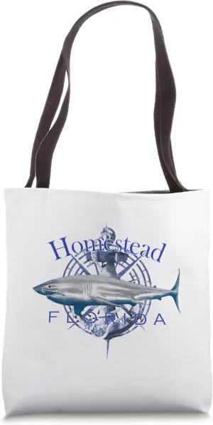 Homestead Florida Nautical Sailing Boating Tote Bag