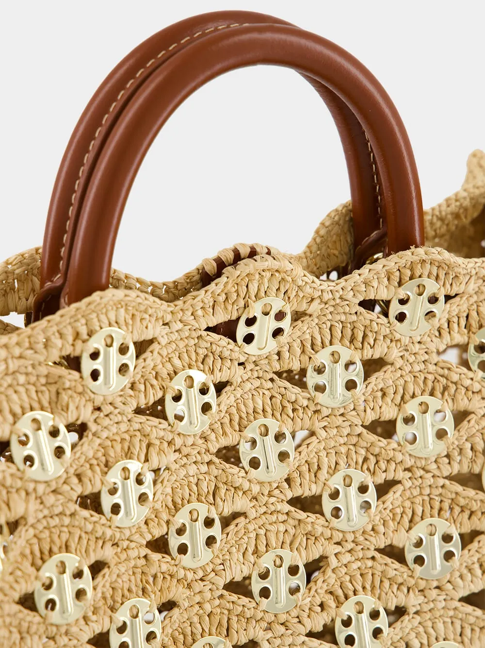 Iconic 1969 Raffia Wave Handbag