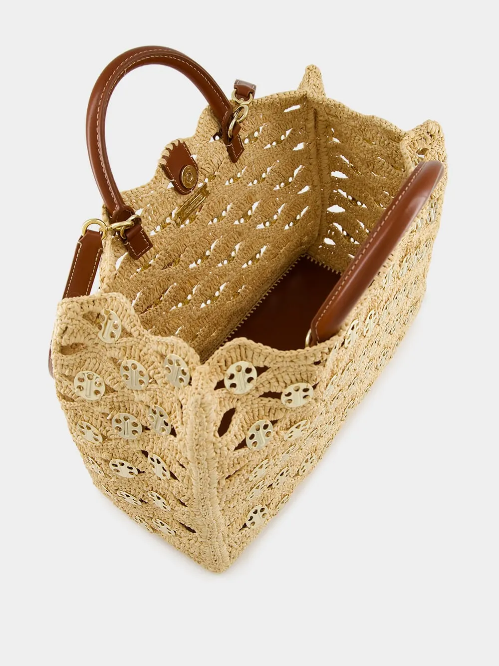 Iconic 1969 Raffia Wave Handbag