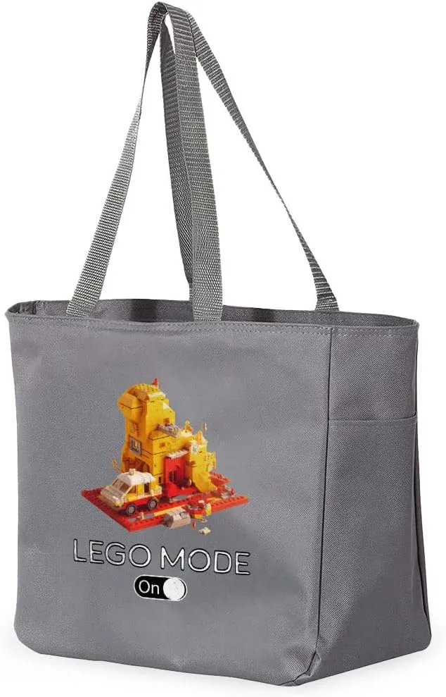 If You Can Dream It You Can Build It Tote Bag with Pocket - Print Shopping Bag - Car Tote Bag