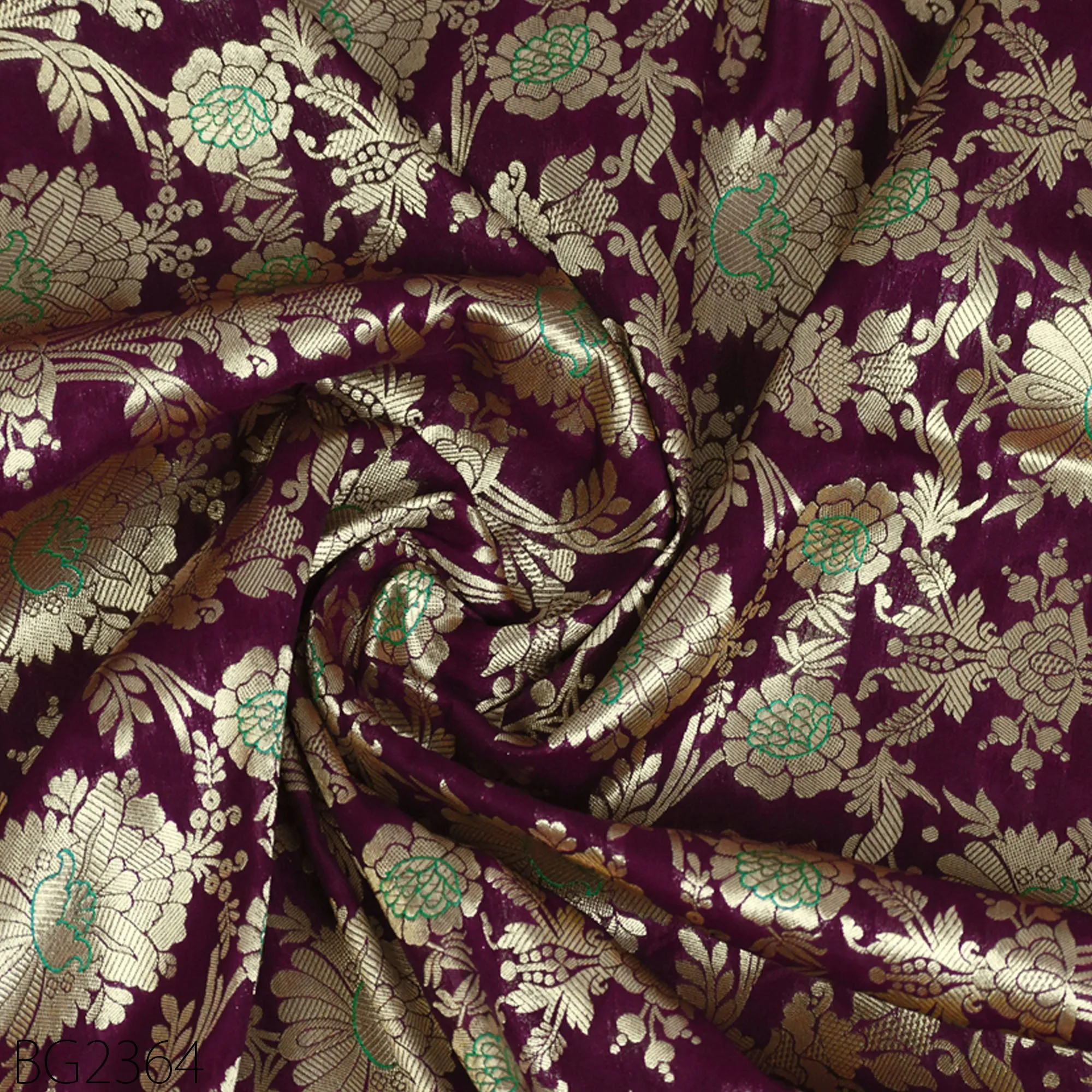 Indian Wine Brocade by the Yard Pure Katan Banarasi Wedding Dress Costume Material Sewing Lehenga Skirt Men Vest Jacket Curtains Home Décor Clothing Upholstery Fabric