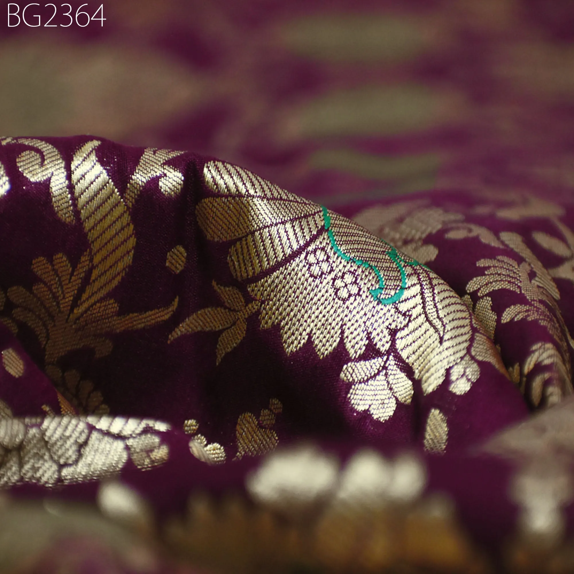 Indian Wine Brocade by the Yard Pure Katan Banarasi Wedding Dress Costume Material Sewing Lehenga Skirt Men Vest Jacket Curtains Home Décor Clothing Upholstery Fabric