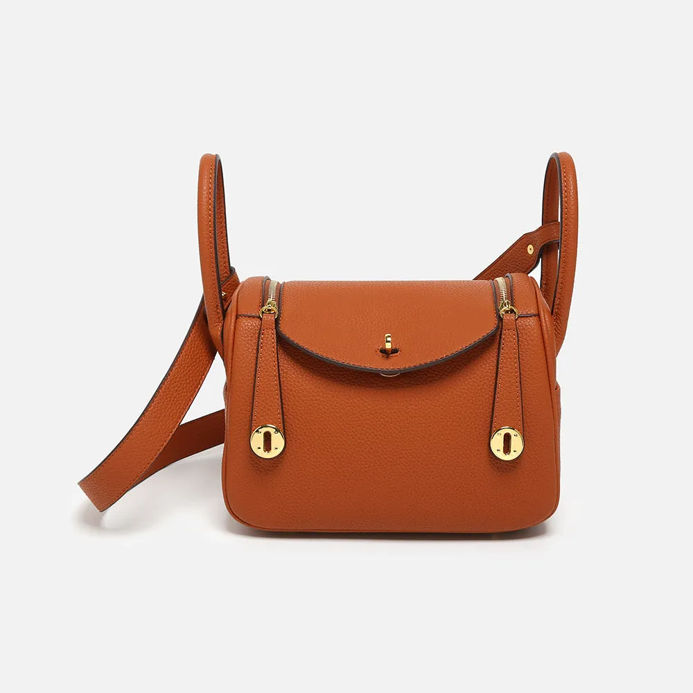 Inspired Lindi Bag Vegan Leather Golden Hardware