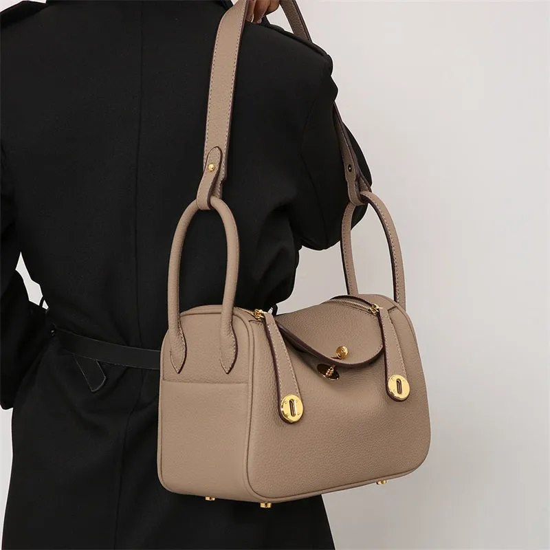Inspired Lindi Bag Vegan Leather Golden Hardware