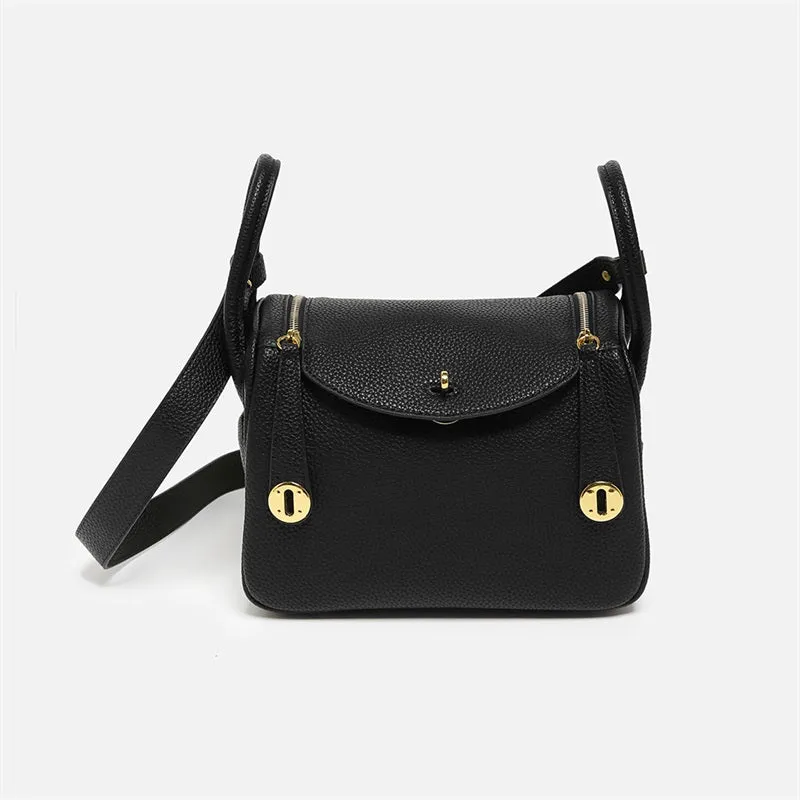 Inspired Lindi Bag Vegan Leather Golden Hardware