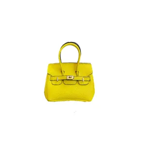 Inspired Mini Burkin Handbag Charm Vegan Leather Earphone Storage Bag
