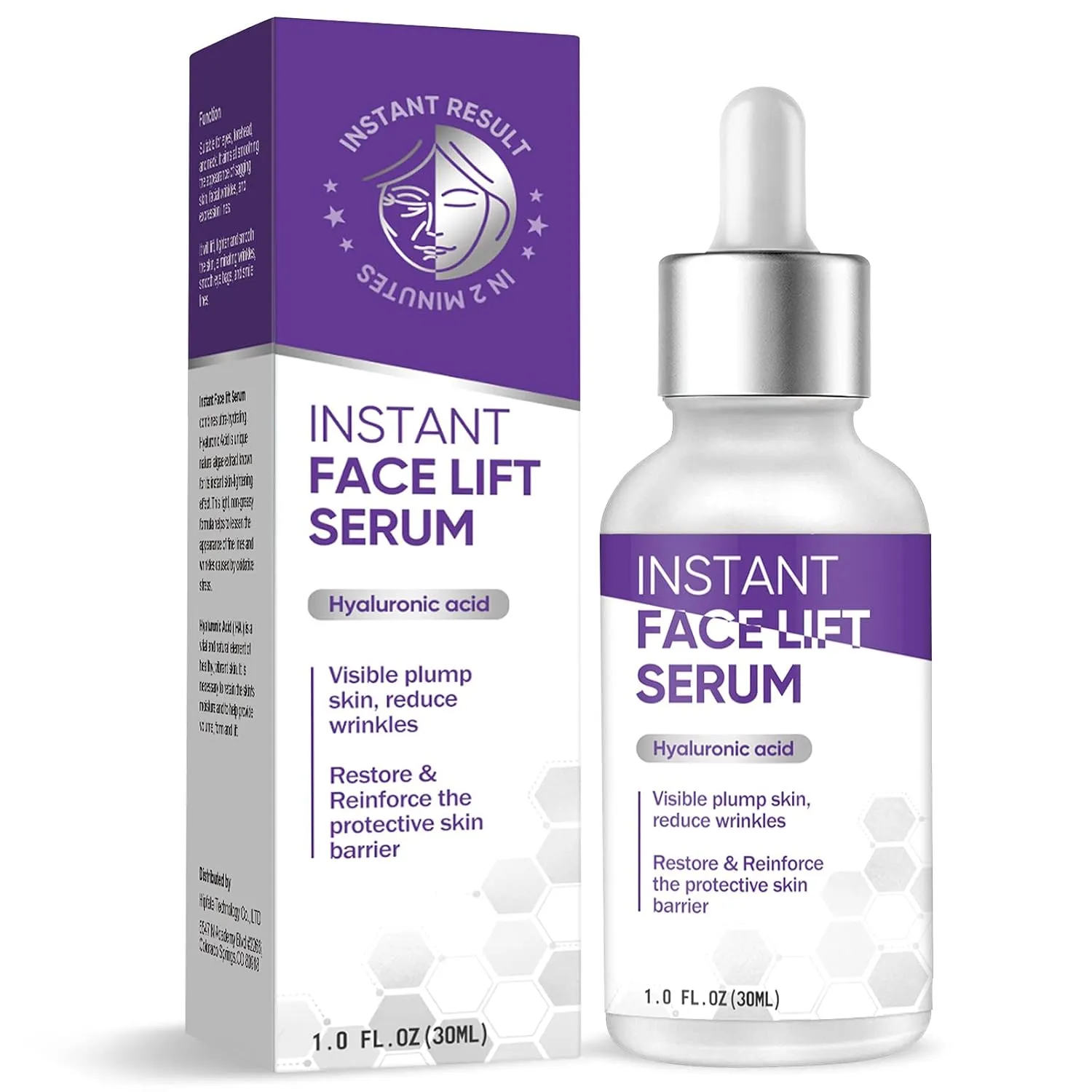 Instant Face Lift Serum, Temporary Tightening Wrinkle Cream for Women, Anti-aging Serum, Smoothing Fine Lines, Wrinkles and Firming Loose Sagging Skin