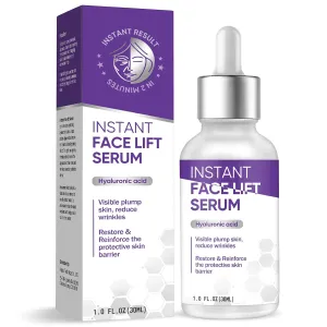 Instant Face Lift Serum, Temporary Tightening Wrinkle Cream for Women, Anti-aging Serum, Smoothing Fine Lines, Wrinkles and Firming Loose Sagging Skin