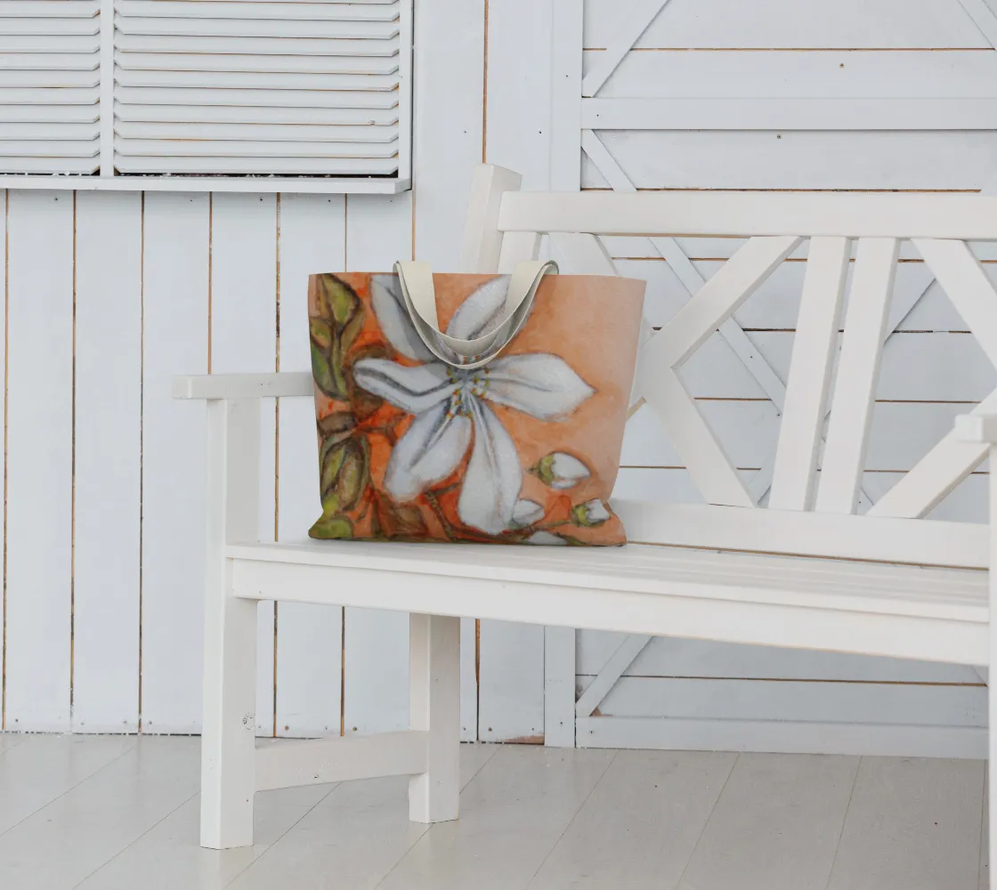 Jasmine End-of-season Flower Large Bag Short-term offer Tote