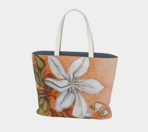 Jasmine End-of-season Flower Large Bag Short-term offer Tote