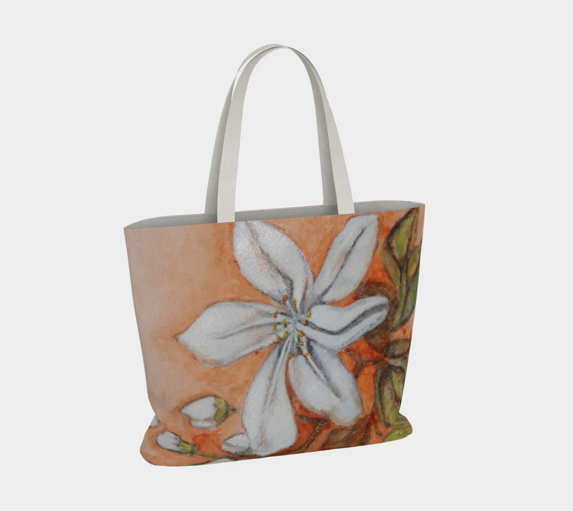 Jasmine End-of-season Flower Large Bag Short-term offer Tote