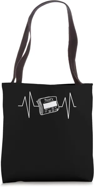 Journalist Heartbeat - Journalist Tote Bag