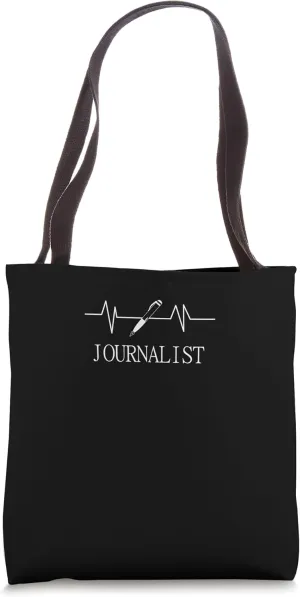 Journalists Heartbeat - Journalist Tote Bag